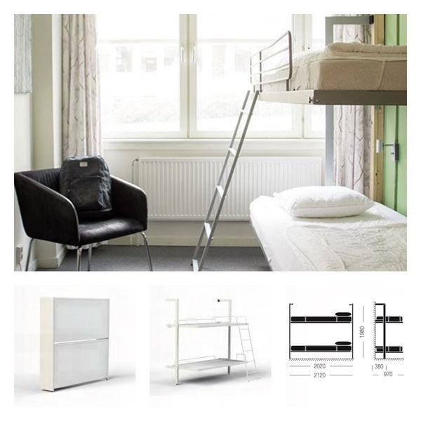 La Literal divstāvu nolokāma gulta, Spānija