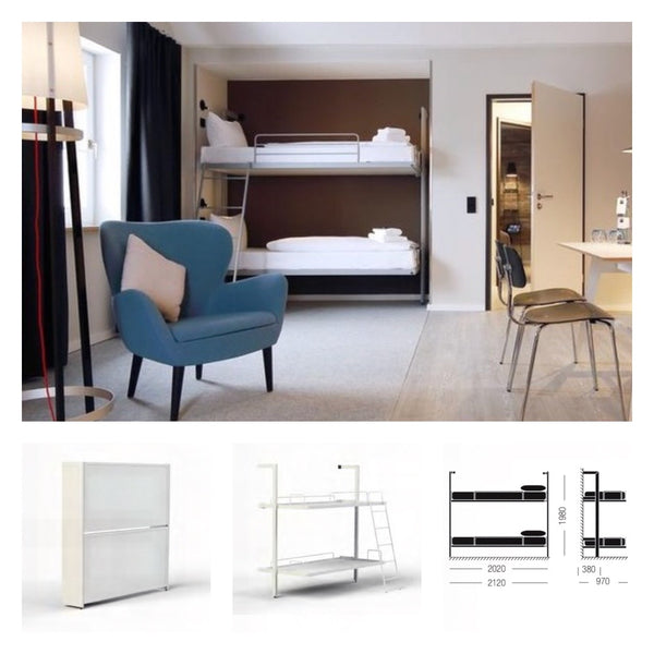 La Literal divstāvu nolokāma gulta, Spānija