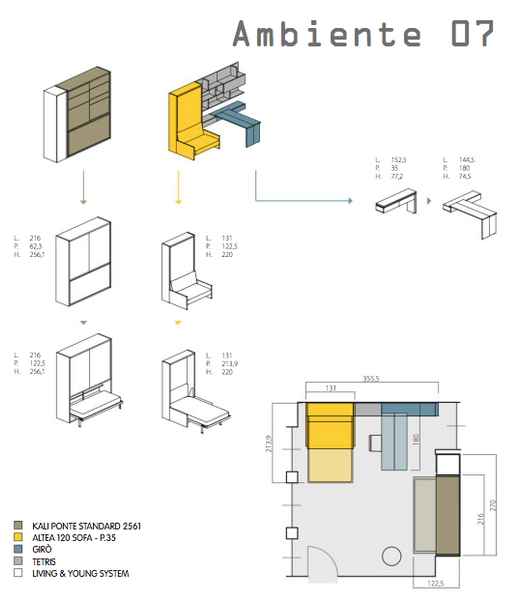 Palīdzēsim optimizēt telpas funkcionalitāti | Order your space saving room plan
