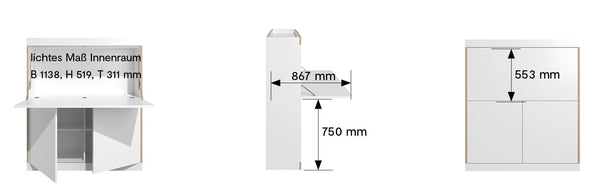 FLAI Home-Office black by Müller Möbelwerkstätten