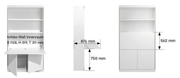 FLAI Home-Office black by Müller Möbelwerkstätten