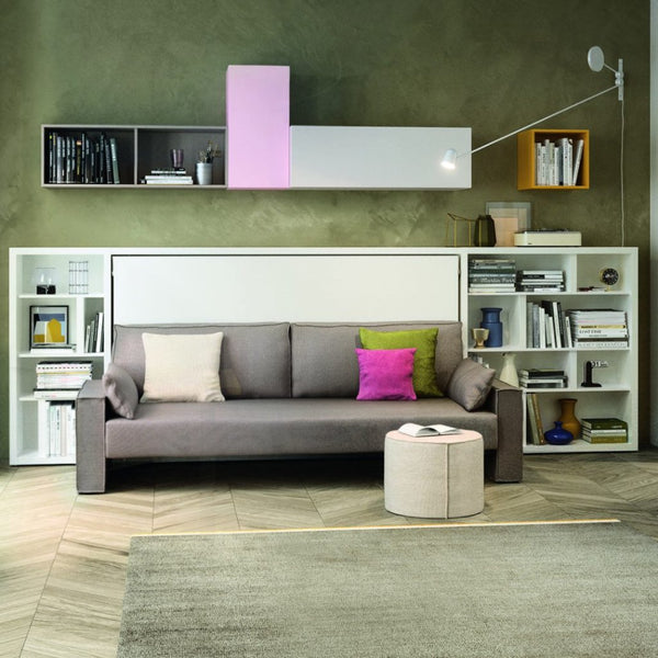 Kali Sofa 90/120 horizontal opening wall bed by Clei, Italy
