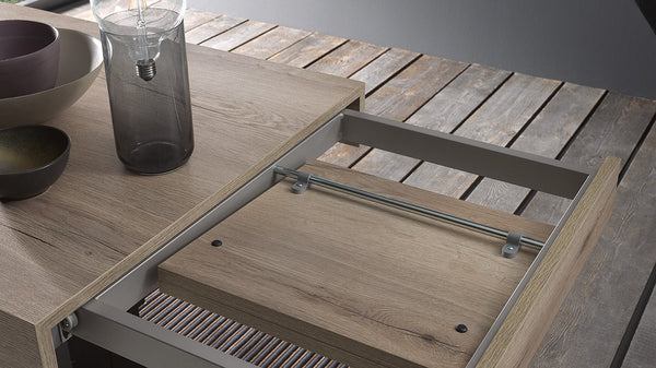 Ares Wing Transformējams kafijas un virtuves galds no Itālijas