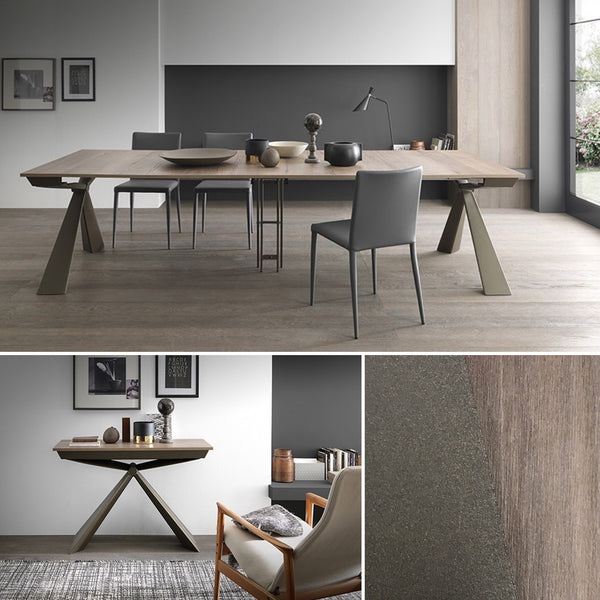 Genesi 295 extendible console table by Altacom Italia