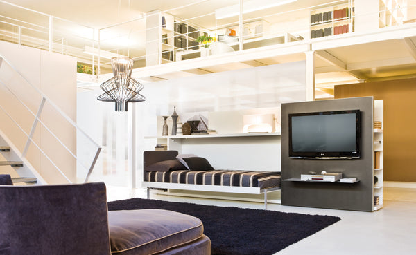 Poppi 90/120 horizontal wallbed by Clei, Italy