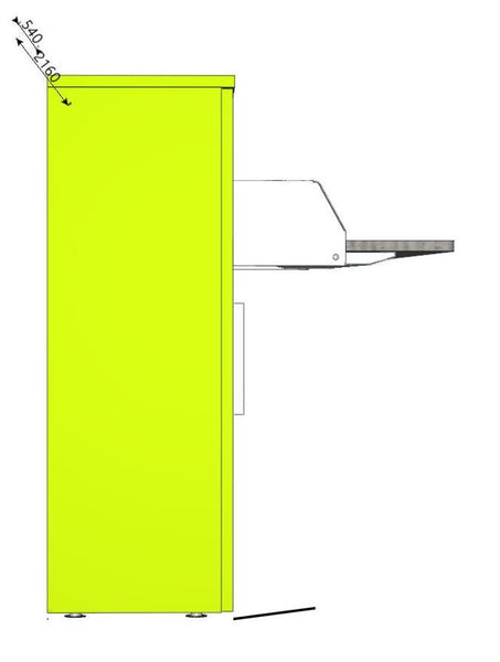 Kali 90 Board with free standing side element [floor model]