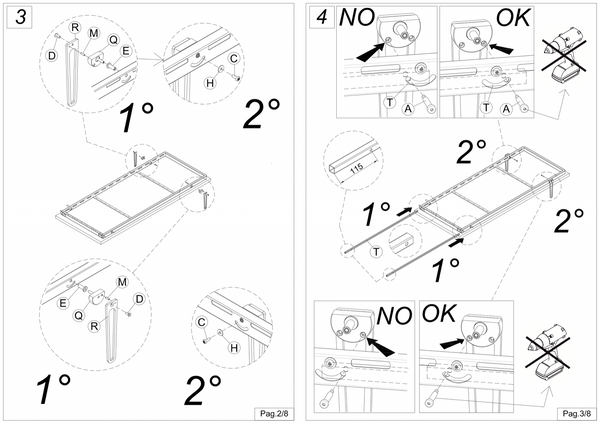Vicenza wall-bed complete set