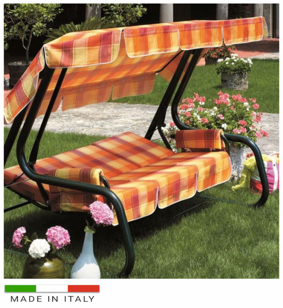 MASTER PIU' 4-seater outdoor swing chair by SCAB Design, Italy