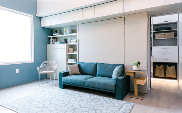 Penelope 2 sofa next wall bed for 160 x 198 x 18 cm mattress