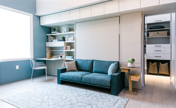 Penelope 2 sofa next wall bed for 160 x 198 x 18 cm mattress