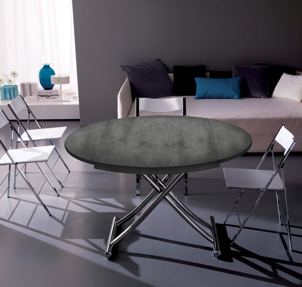 GLOBE transformable round table by Ozzio Italia