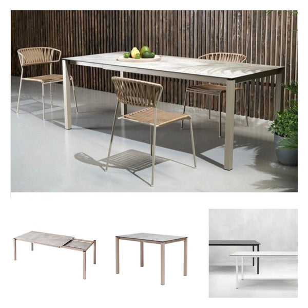 EXTENDIBLE OUTDOOR TABLE PRANZO 80x120/160/200