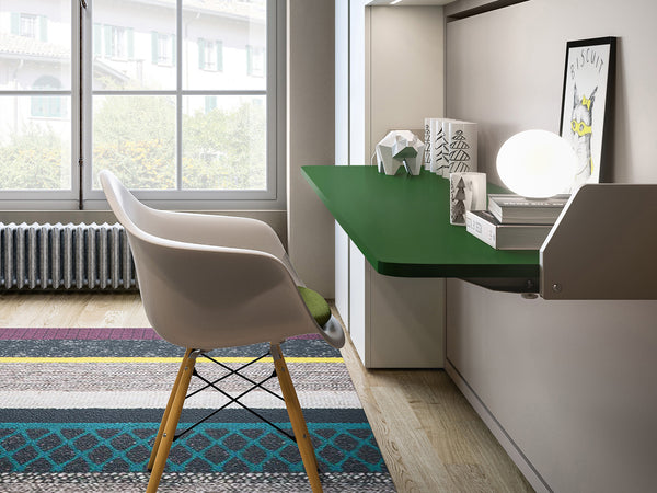 Kali Board 90/120 horizontal opening wall bed by Clei, Italy