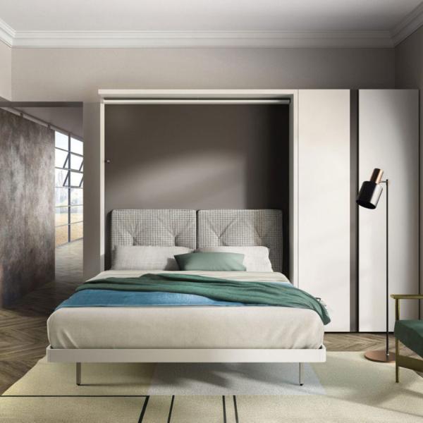 LGM rotating double wallbed patented. Clei, Italy