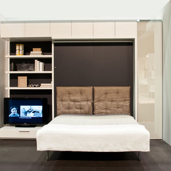 LGM rotating double wallbed patented. Clei, Italy