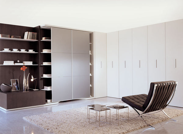 LGM rotating double wallbed patented. Clei, Italy