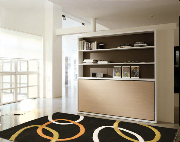 Poppi 90/120 horizontal wallbed by Clei, Italy