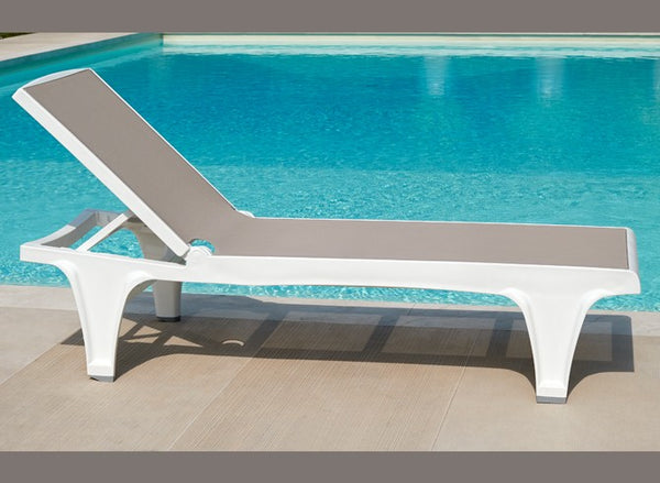 SUNBED TAHITI, stackable 20 pcs