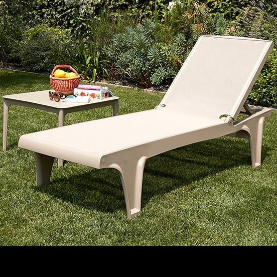 SUNBED TAHITI, stackable 20 pcs