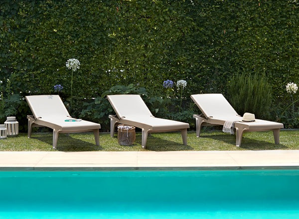 SUNBED TAHITI, stackable 20 pcs