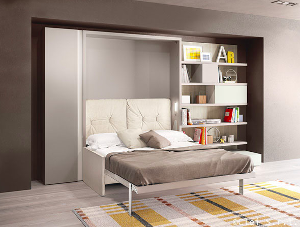 Penelope 2 sofa wall bed for 160 x 198 x 18 cm mattress