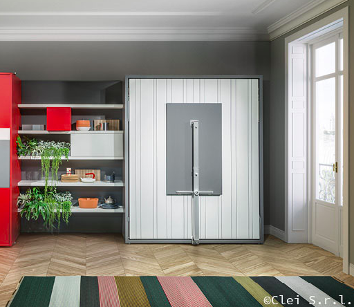 Penelope 2 dining wall bed for 160 x 198 x 18 cm mattress