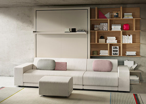 OSLO Divano 301 wall bed for 154 x 202 x 18 cm mattress