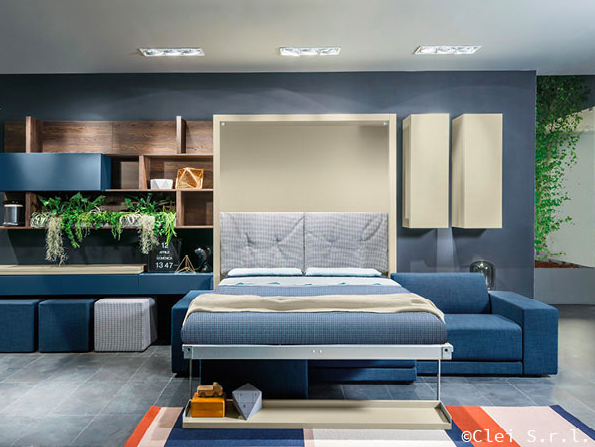 OSLO Divano 301 wall bed for 154 x 202 x 18 cm mattress