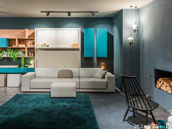 OSLO Divano 301 wall bed for 154 x 202 x 18 cm mattress