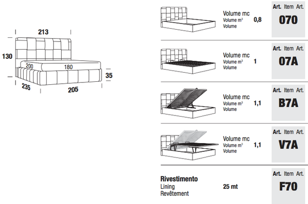 Tiffany bed by felis.it