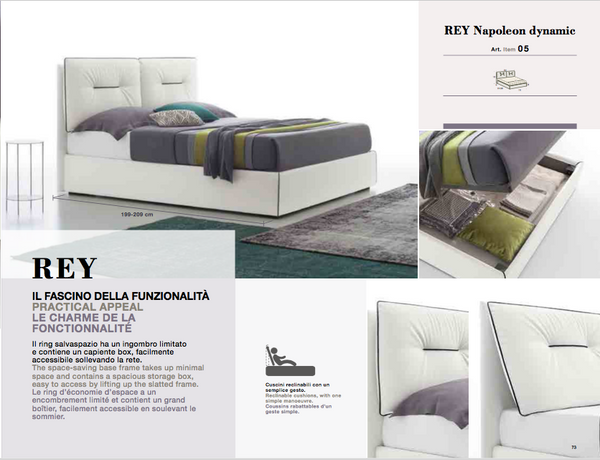 Rey promo home collection bed by felis.it