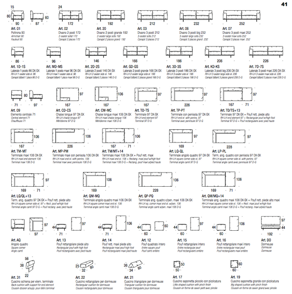 Young sofa by felis.it
