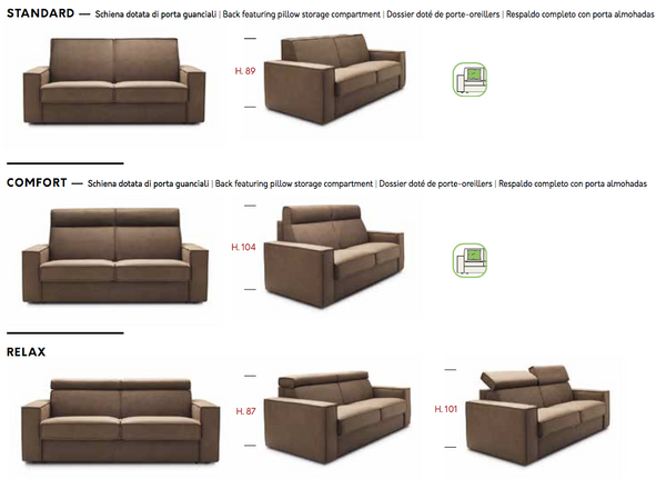 Kurt sofa / corner sofa bed by felis.it Day & Night collection