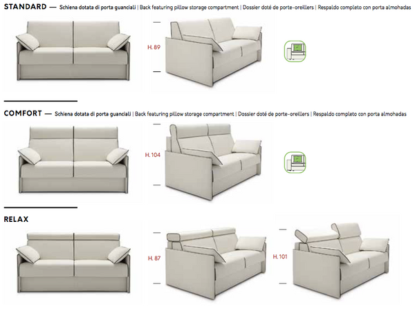 Truman sofa / corner sofa bed by felis.it Day & Night collection