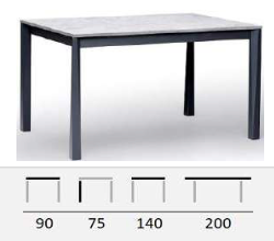 HYDRA wooden table white by Natisa, Italy various sizes and shapes