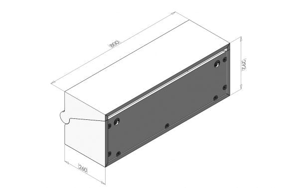 Twofold Wandsekretär - home office