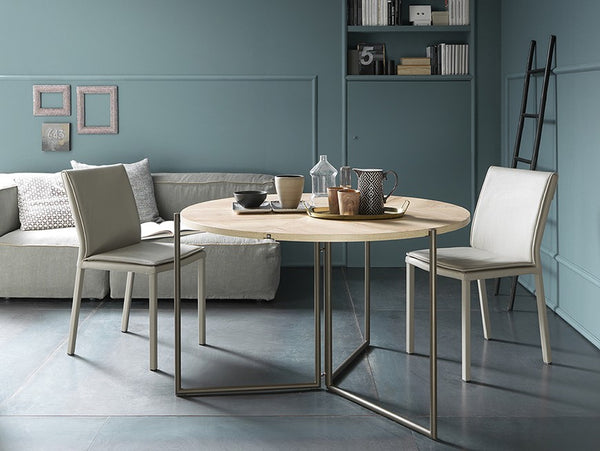Icaro round transforming table by Altacom Italia