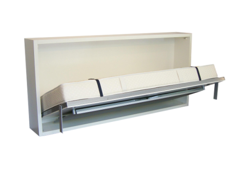 Poppi 90/120 horizontal wallbed by Clei, Italy