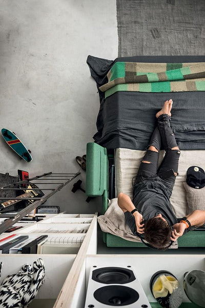 Bob sofa / corner sofa bed by felis.it Day & Night collection