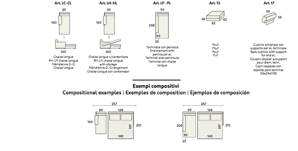 Bob sofa / corner sofa bed by felis.it Day & Night collection