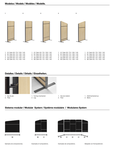 Calm partition walls, Sellex