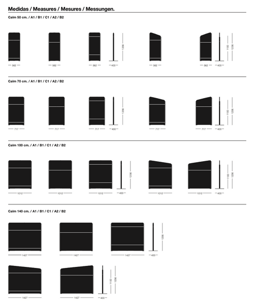 Calm partition walls, Sellex
