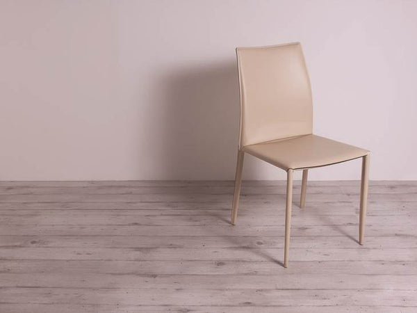 Erica split leather chair by Altacom Italia