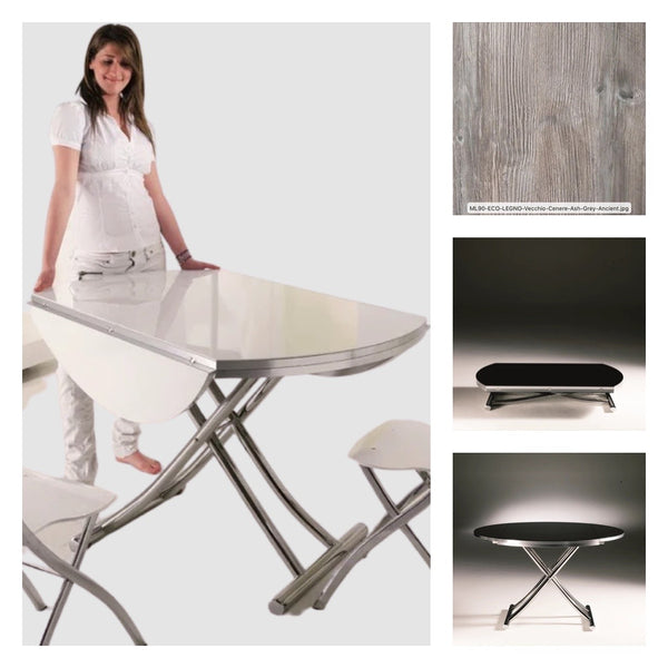 GLOBE transformable round table by Ozzio Italia