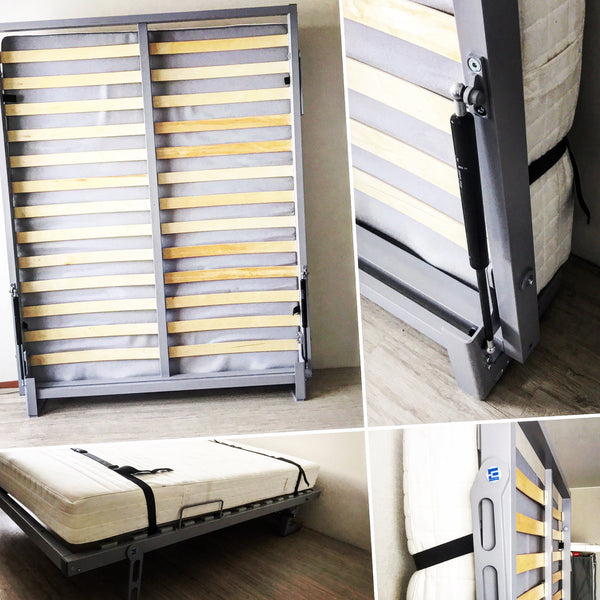 ERGOBED vertical invisible wall bed mechanism for 90/120/140/160/180 x 200 cm mattress