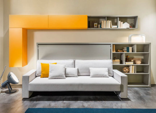 Kali Sofa 90/120 horizontal opening wall bed by Clei, Italy