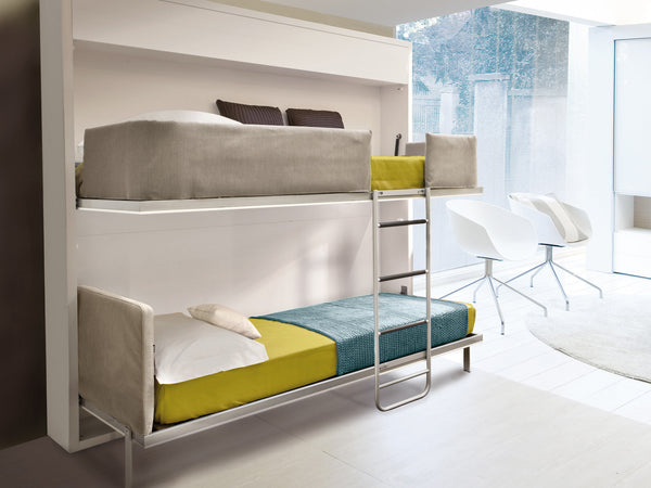 Lollipop and Lollisoft 90 / 220 recycling bunkbed by Clei, Italy