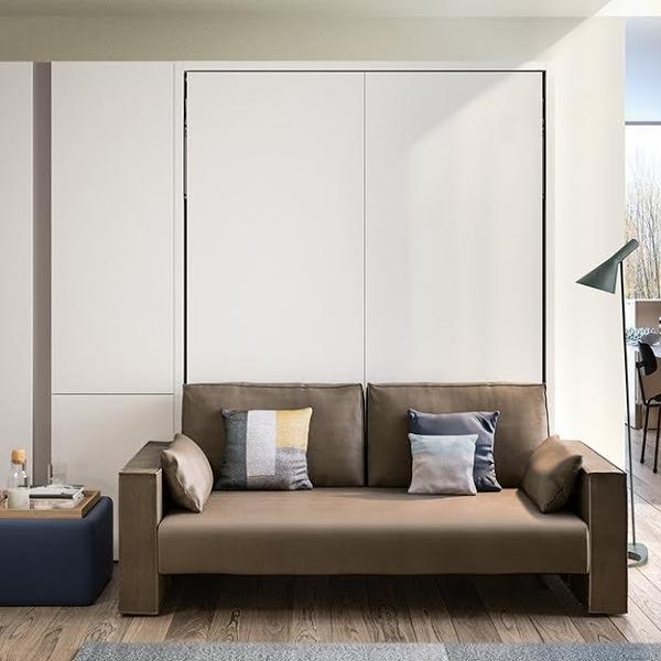 Penelope 2 sofa wall bed for 160 x 198 x 18 cm mattress