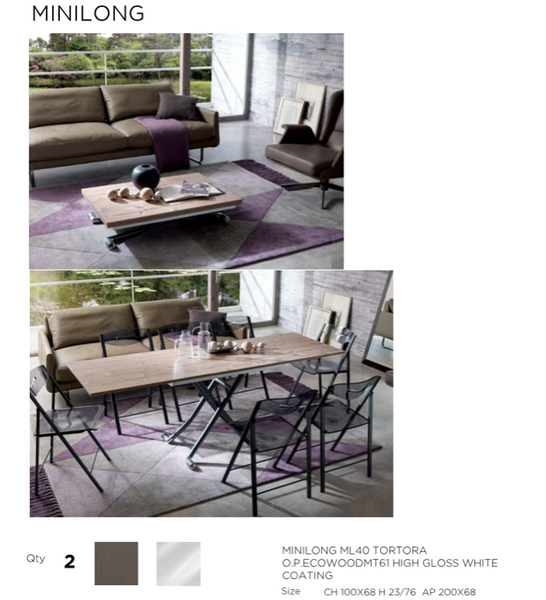 Sale, the last items! MINI / MINI LONG by Ozzio Italia