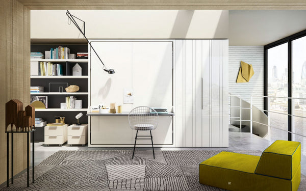 Penelope 2 board wall bed for 160 x 198 x 18 cm mattress